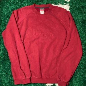 Newer champion spell out crewneck